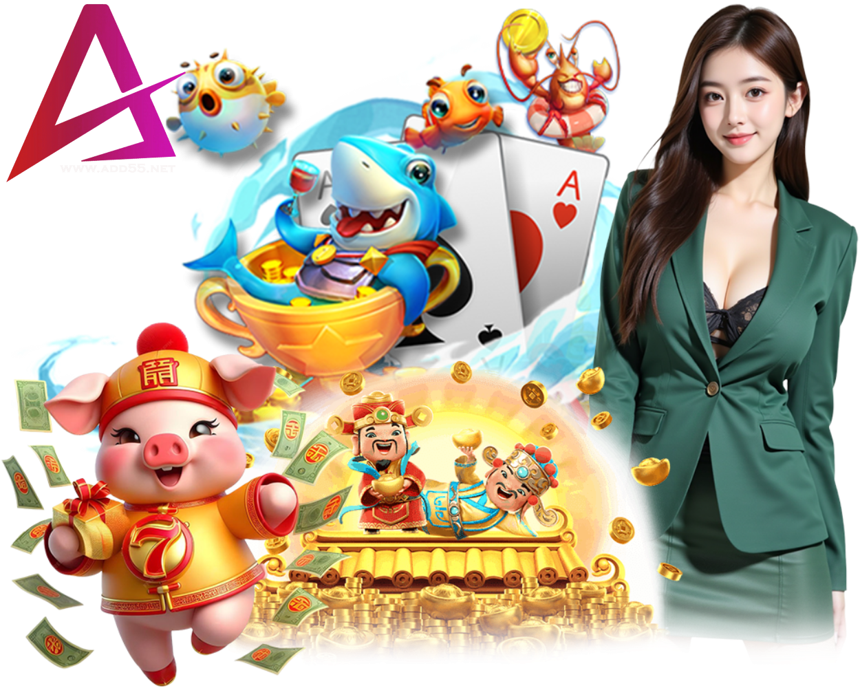 ADD55 สล็อตเล่นง่าย กำไรดี